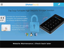 Tablet Screenshot of fahantech.com
